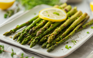 Air Fryer Asparagus with Lemon