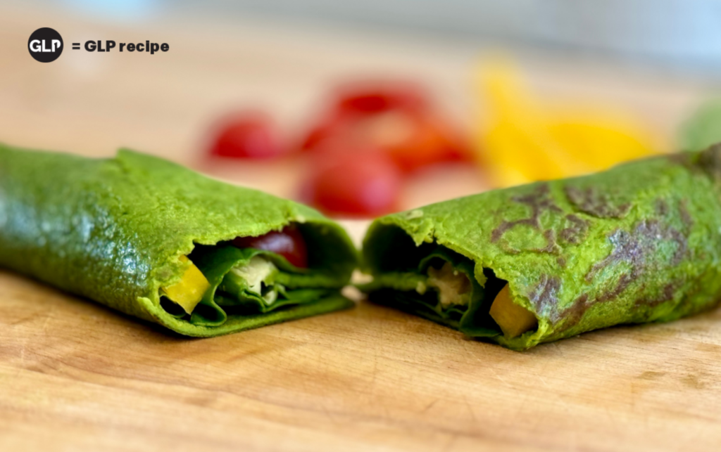 GLP Elite™ Healthy Spinach Wraps Ingredients and Recipes