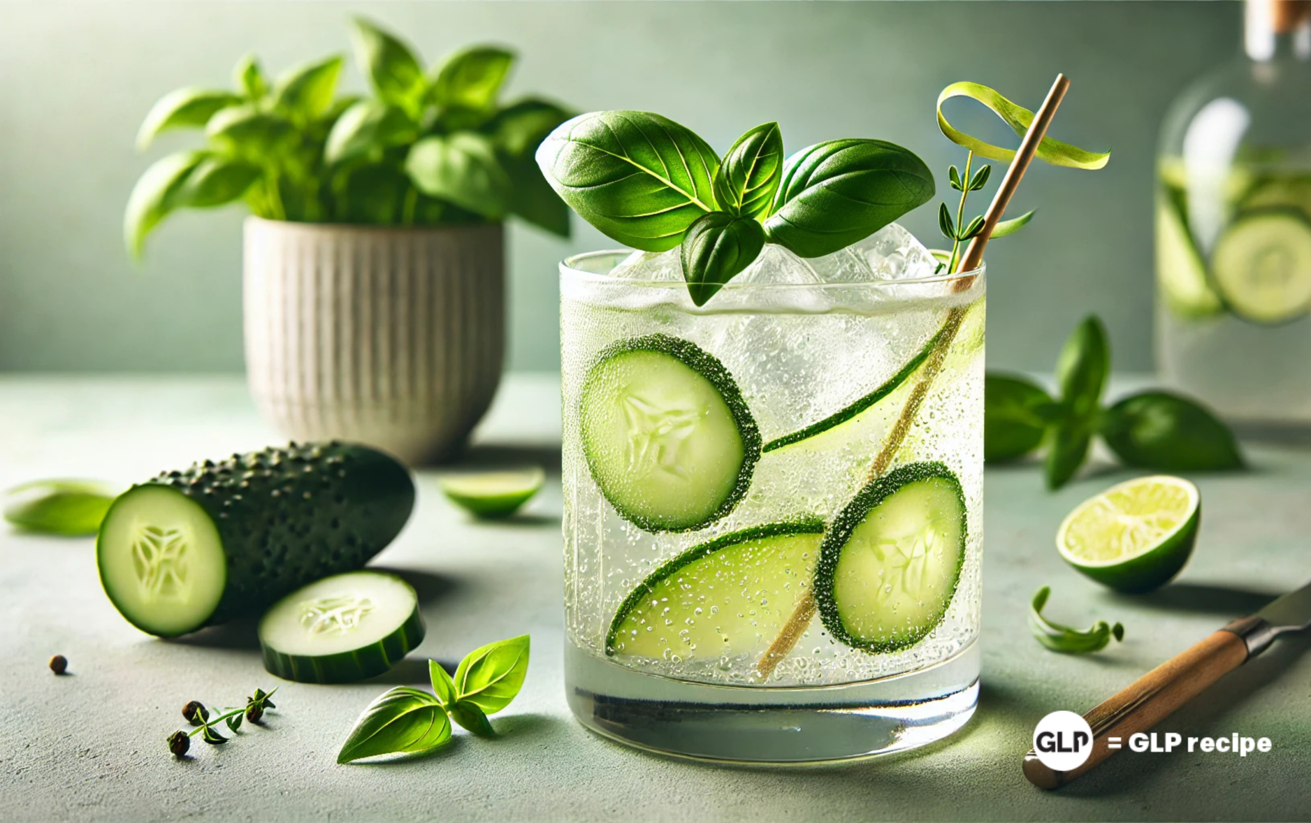 Cucumber Basil Fizz