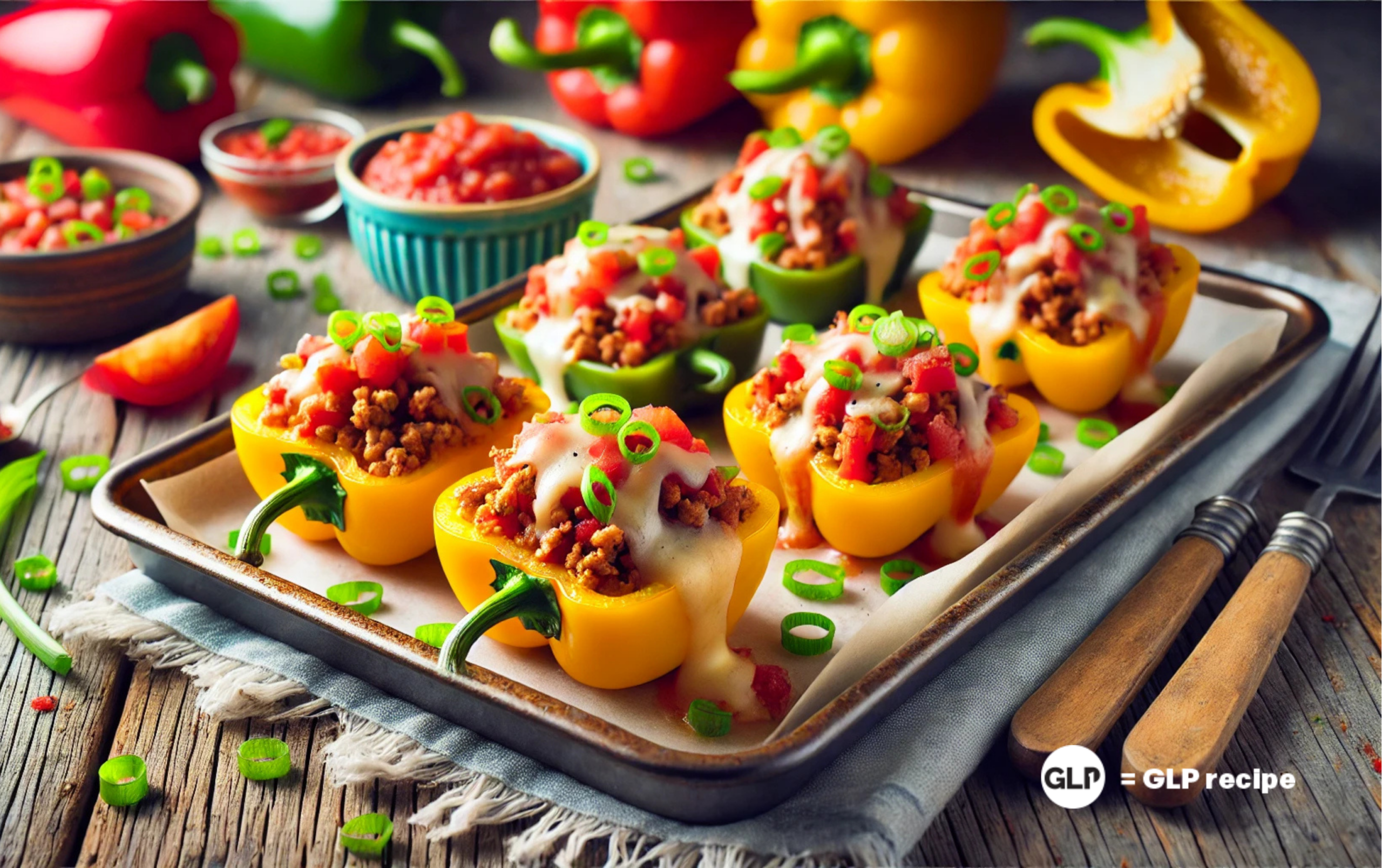 Mini Bell Pepper Nachos