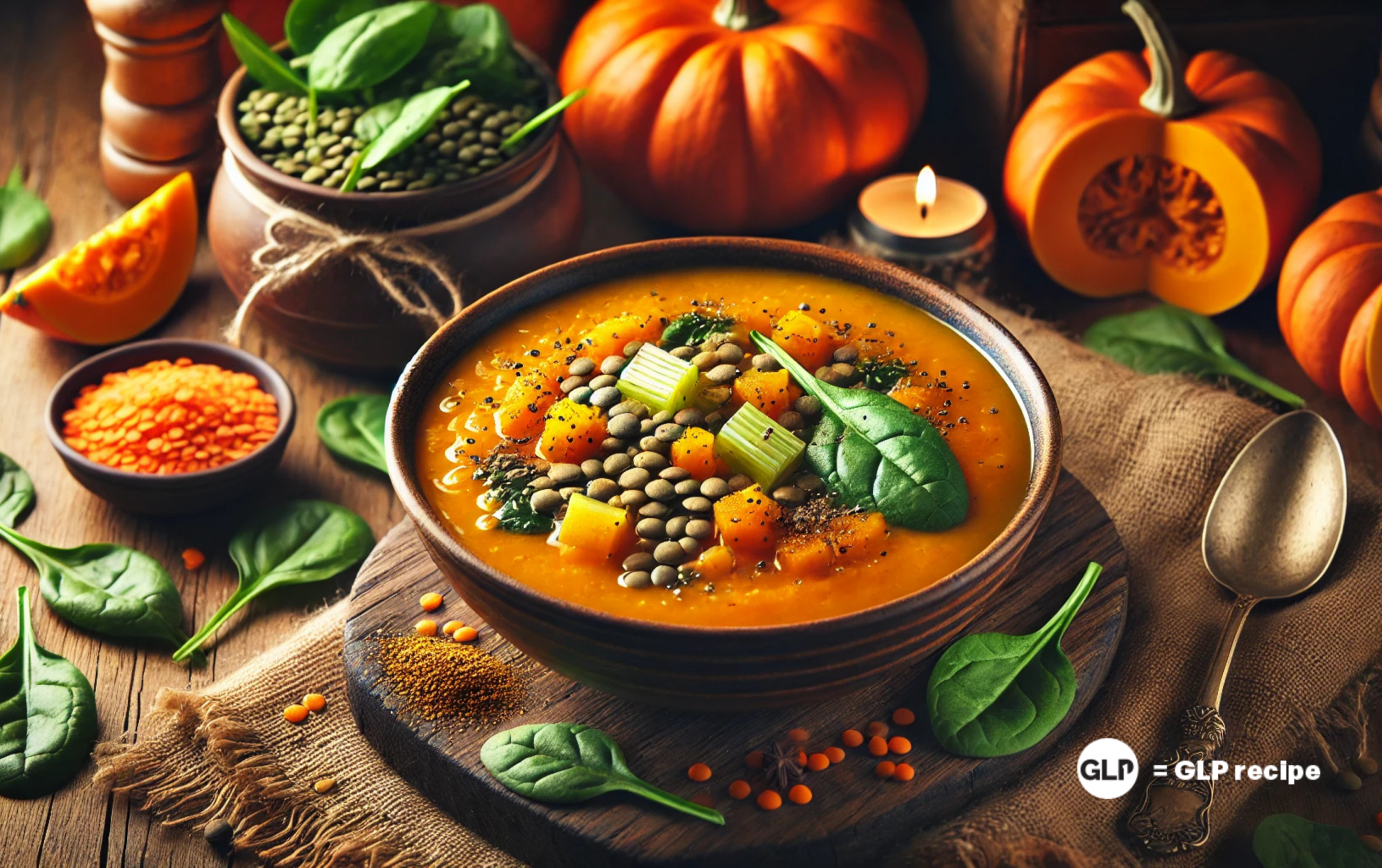 Pumpkin & Lentil Soup